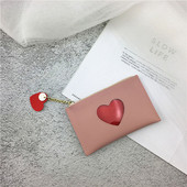 Portofel de damă de zi cu zi cu aplicație colorată