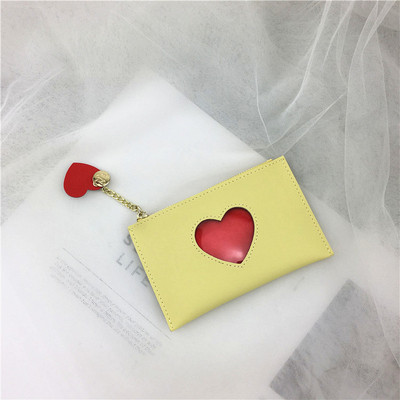 Portofel de damă de zi cu zi cu aplicație colorată