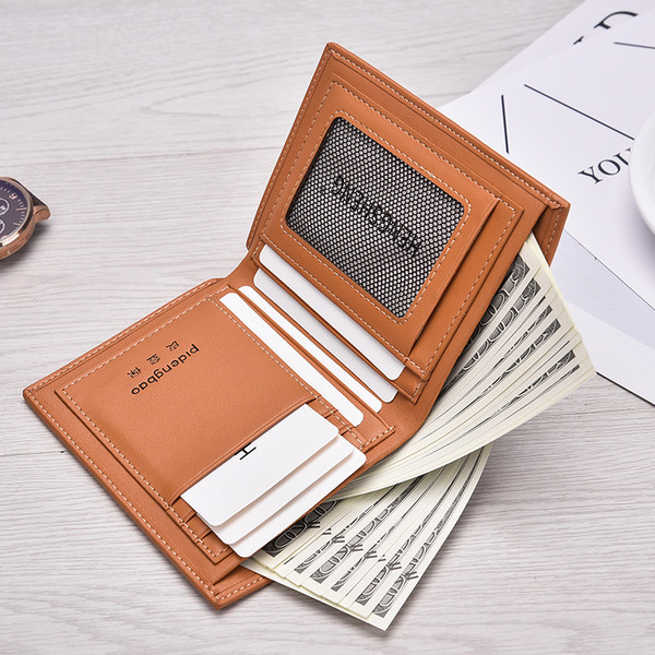 Portofel mic pentru bărbați de zi cu zi în trei culori