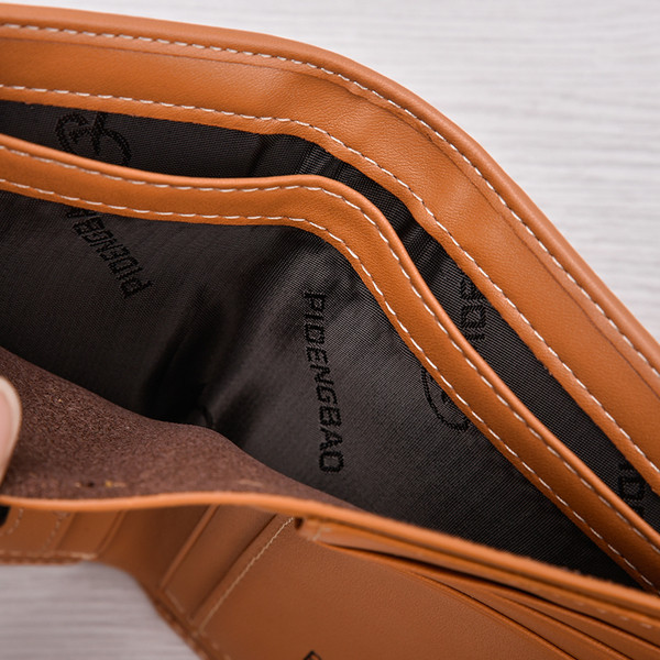 Portofel mic pentru bărbați de zi cu zi în trei culori