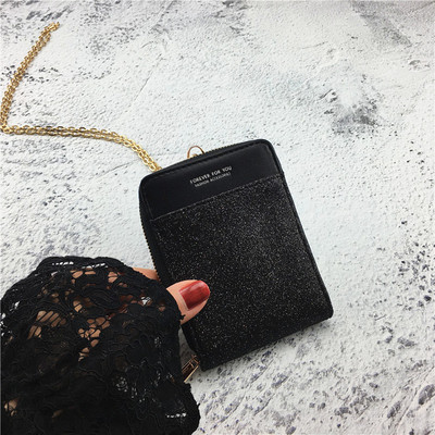 Portofel de dama modern in mai multe culori cu lant