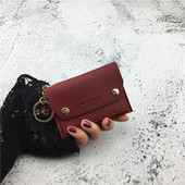 Portofel de dama modern cu decor metalic in trei culori