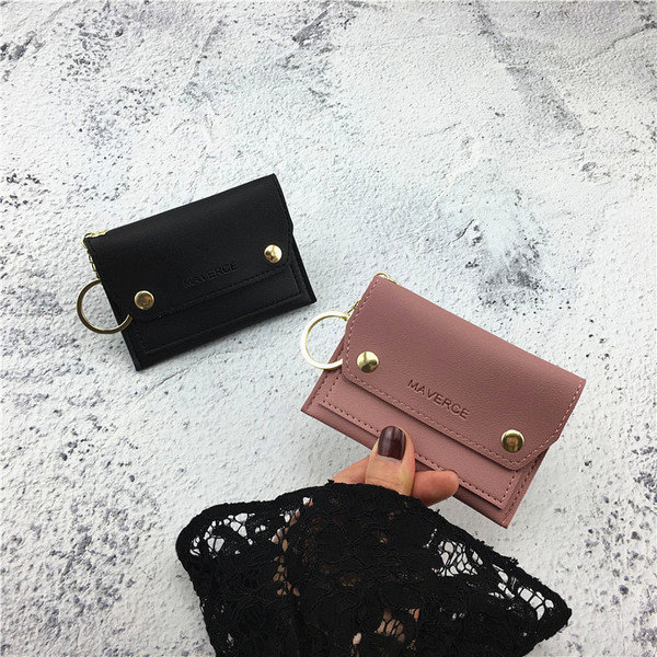 Portofel de dama modern cu decor metalic in trei culori