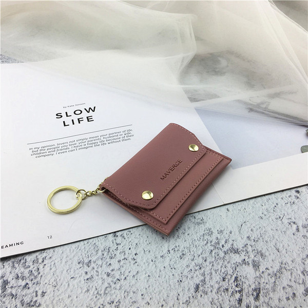 Portofel de dama modern cu decor metalic in trei culori