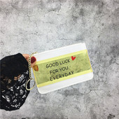 Portofel de dama model nou cu lant si inscriptionare