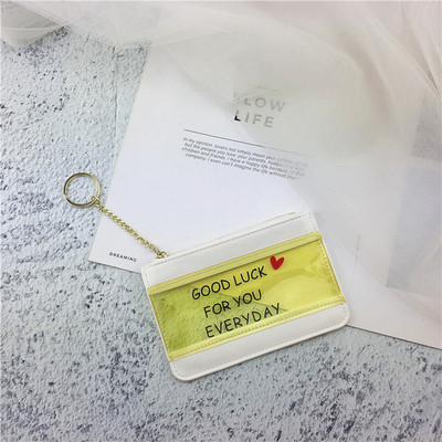 Portofel de dama model nou cu lant si inscriptionare