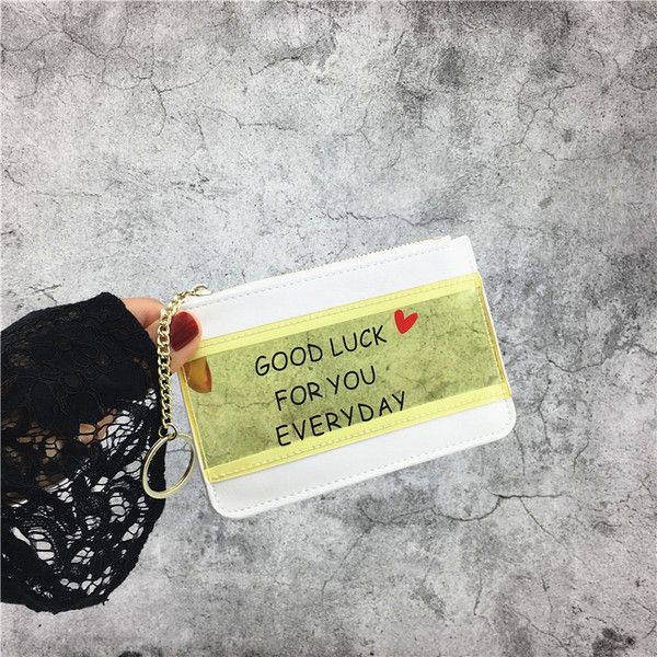 Portofel de dama model nou cu lant si inscriptionare