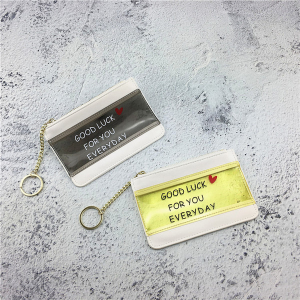 Portofel de dama model nou cu lant si inscriptionare