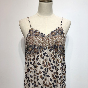 Salopetă lungă casual cu bretele subțiri