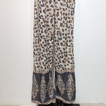 Salopetă lungă casual cu bretele subțiri