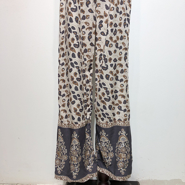 Salopetă lungă casual cu bretele subțiri