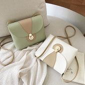 Geanta de dama cu decor metalic din piele ecologica