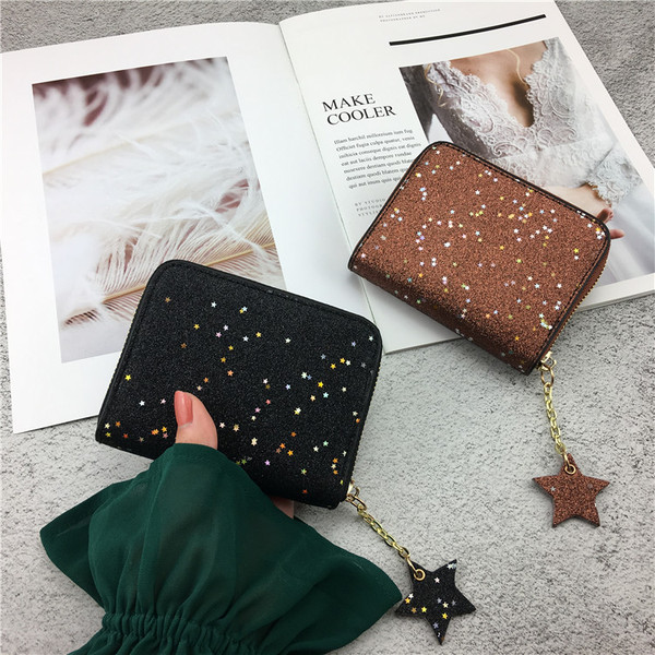 Portofel de dama cu pandantiv in mai multe culori