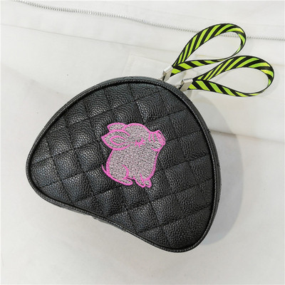 Portofel de dama zilnic cu broderie si lant in patru culori