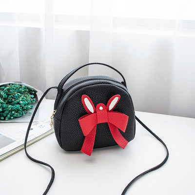 Geantă de damă cu element panglică 3D în patru culori