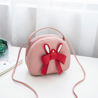 Geantă de damă cu element panglică 3D în patru culori