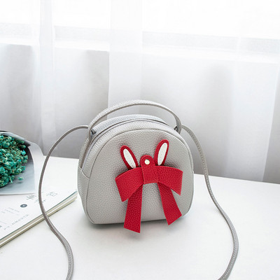 Geantă de damă cu element panglică 3D în patru culori