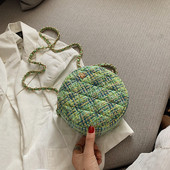 Geanta de dama eleganta in forma rotunda in mai multe culori