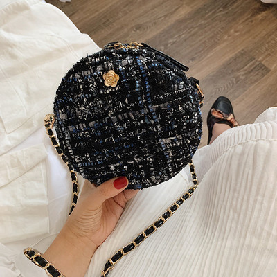 Geanta de dama eleganta in forma rotunda in mai multe culori