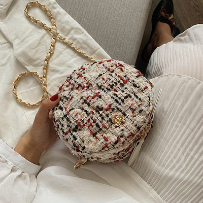 Geanta de dama eleganta in forma rotunda in mai multe culori