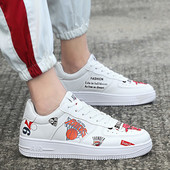 Tenisi casual barbatesti in trei culori cu aplicatie