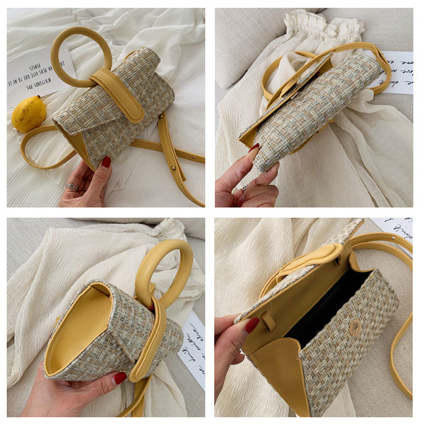 Geanta de dama cu inchidere metalica in mai multe culori