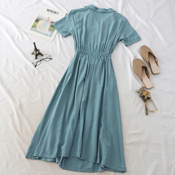 Rochie de dama moderna model lung cu decupaje in mai multe culori