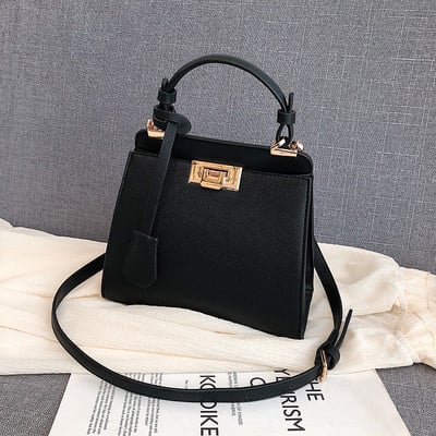 Модерна дамска чанта от еко  кожа в няколко цвята