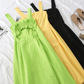 Rochie moderna de dama cu spatele deschis in mai multe culori