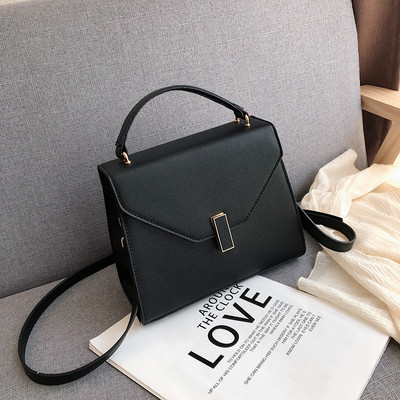 Geanta de dama eleganta cu inchidere metalica in mai multe culori