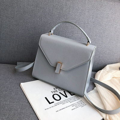 Geanta de dama eleganta cu inchidere metalica in mai multe culori