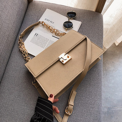 Geanta de dama cu lant metalic in mai multe culori