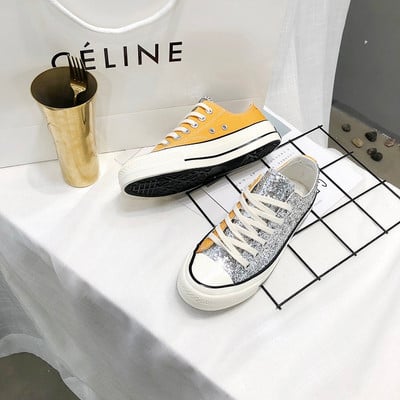 Μοντέρνα γυναικεία αθλητικά παπούτσια με ψηλή σόλα και  κομψό αποτέλεσμα σε τρία χρώματα