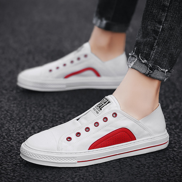 Tenisi casual barbati cu talpa plata in mai multe culori