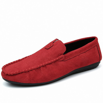 Mocasini casual barbatesti din piele intoarsa ecologica in mai multe culori