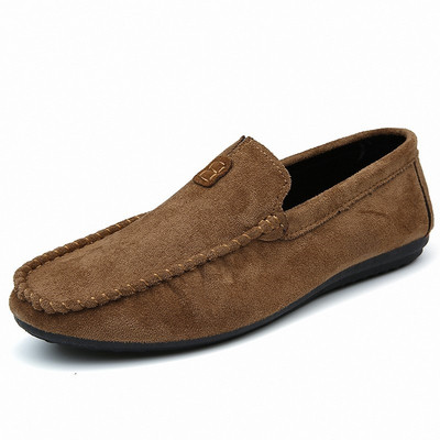 Mocasini casual barbatesti din piele intoarsa ecologica in mai multe culori