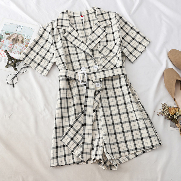 Γυναικεία ολόσωμη φόρμα με ζώνη σε διάφορα χρώματα