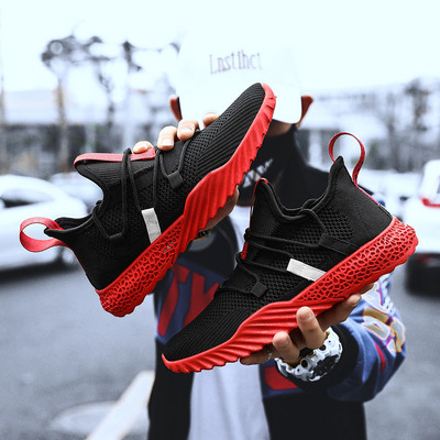 Ανδρικά πάνινα παπούτσια σε τρία χρώματα με δεσμούς