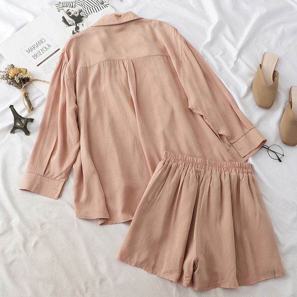 Set elegant pentru femei din trei părți în roz, negru și alb