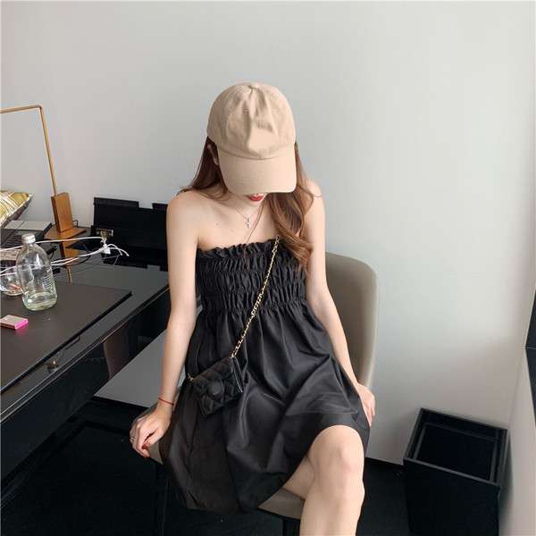 Rochie de dama cu croiala elastica model in doua culori