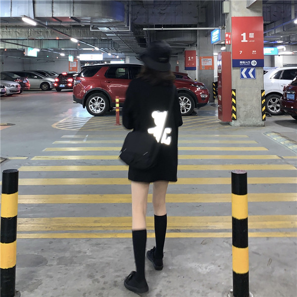 Tricou dama model lung cu element stralucitor in mai multe culori