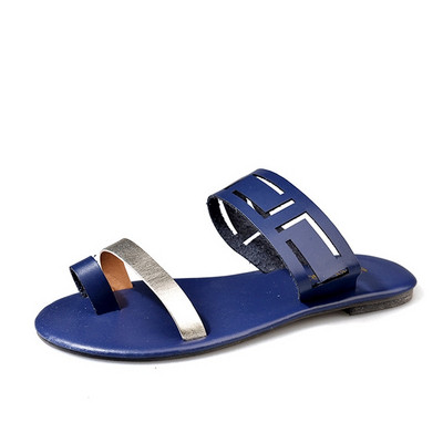 Papuci dama din imitatie de piele in patru culori