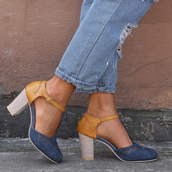 Sandale de dama din imitatie de piele in trei culori cu bareta la glezna