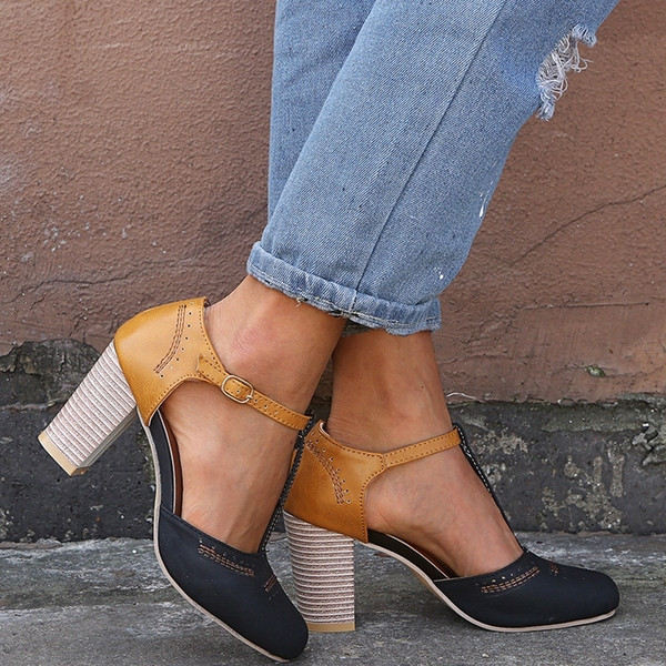 Sandale de dama din imitatie de piele in trei culori cu bareta la glezna