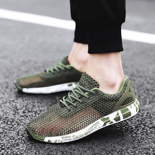 Σύγχρονα ανδρικά πάνινα παπούτσια με κορδόνια - σε τέσσερα χρώματα