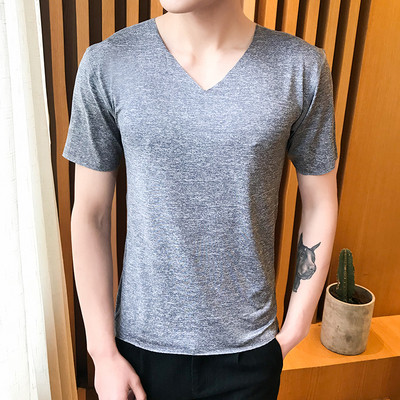 Tricou pentru bărbați modern cu mâneci scurte în mai multe culori