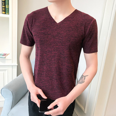 Tricou pentru bărbați modern cu mâneci scurte în mai multe culori