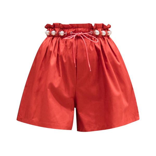 Modern női rövidnadrág rugalmas derékkal, többféle színben