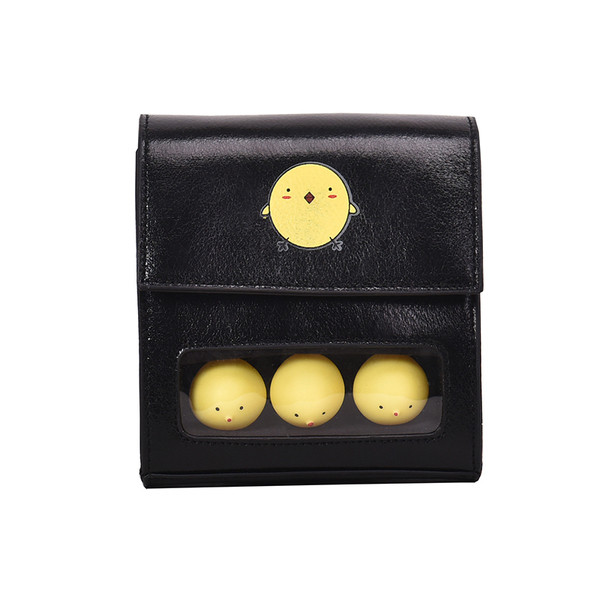 Geanta de dama cu aplicatie colorata in trei culori