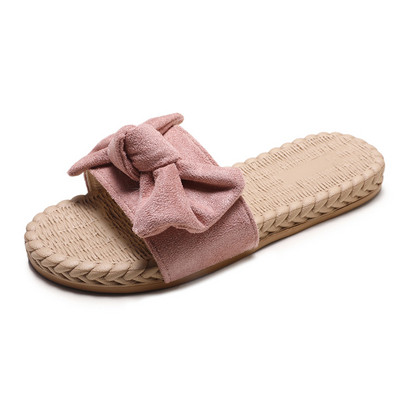 Γυναικείες  παντόφλες με κορδέλα σε διάφορα χρώματα